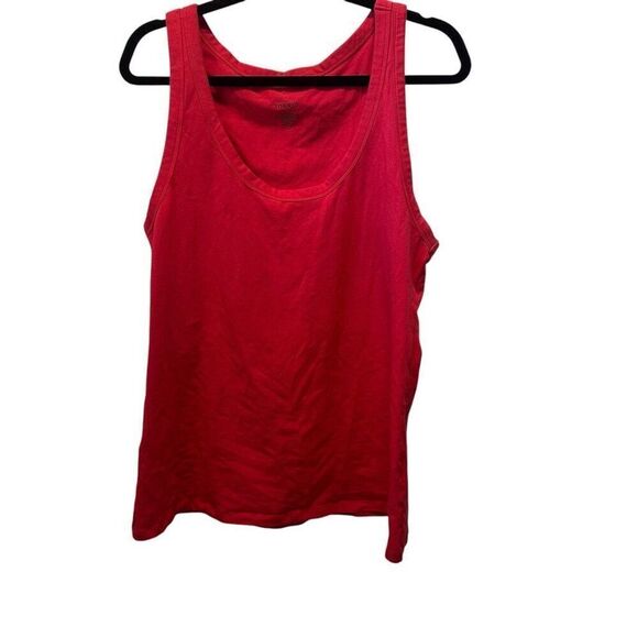 Torrid Scoop Neck Cotton Blend Stretch Racerback Foxy Tank Top Magenta Size 2 - Picture 1 of 5